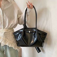 High-End Bags For Women, Popular New 2025 Fashionable Portable Shoulder Bags, Women'S Large-Capacity Waxed Leather Tote Bags