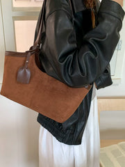 Large Capacity Underarm Shoulder Bag for Women, Retro Style Portable Commuter Handbag