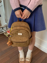 Cartoon Print Backpack for Women, Large Capacity Leisure Travel Backpack