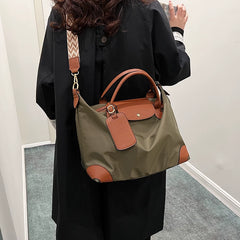 Nylon Dumpling Tote Bag for Women, Lightweight Large Capacity Shopping Handbag