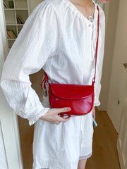 Red Small Crossbody Phone Bag for Women, Shoulder Mini Handbag