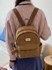 Cartoon Print Backpack for Women, Large Capacity Leisure Travel Backpack