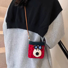 Handwoven Shoulder Crossbody Bag for Women, Woven Straw Tote