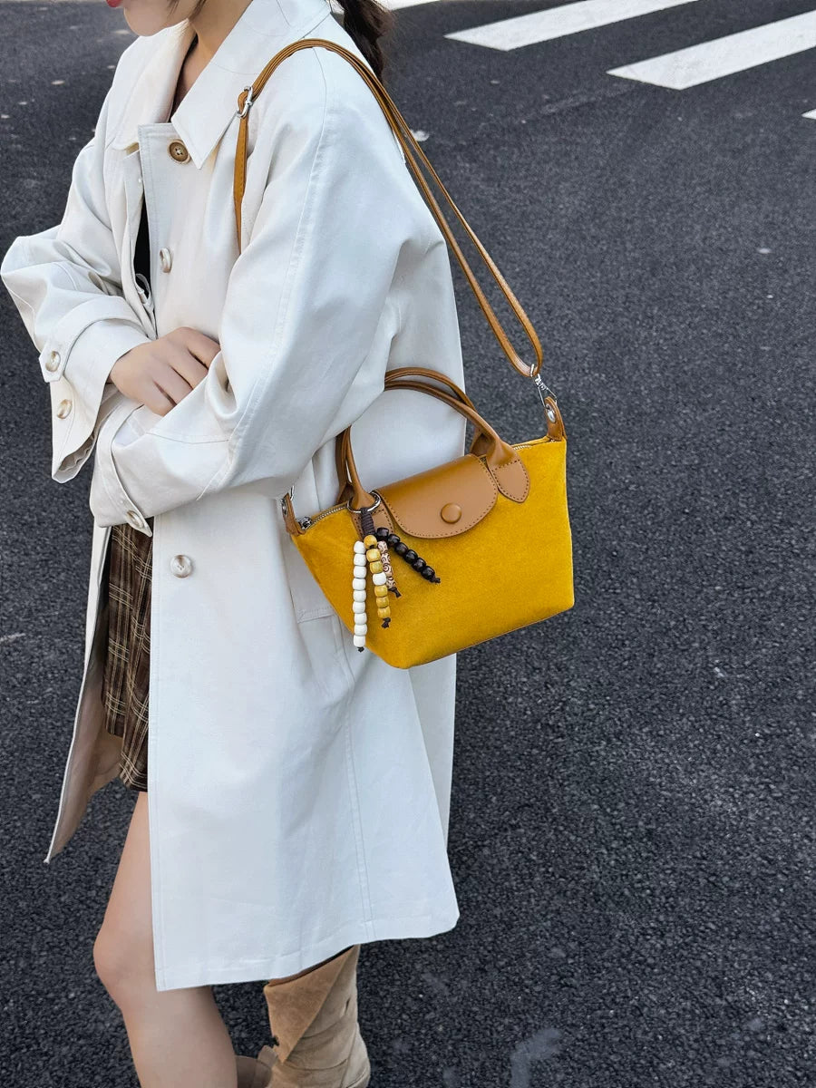 Dumpling-Shaped Shoulder Crossbody Bag for Women, Phone Bag