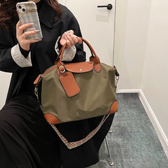 Nylon Dumpling Tote Bag for Women, Lightweight Large Capacity Shopping Handbag