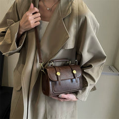 Small Square Crossbody Bag for Women, Portable Shoulder Handbag