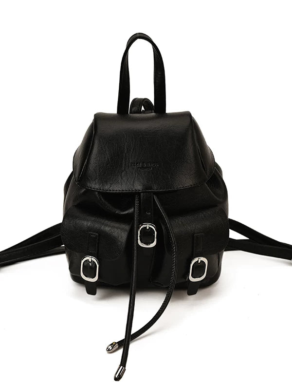 Black Large-Capacity Backpack for Women, Commuter and Travel Bag