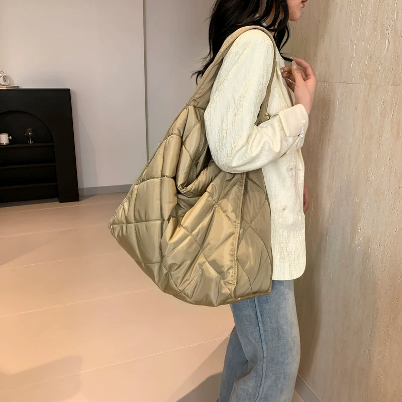 Large Capacity Crossbody Tote Bag for Women, Commuter School Bag