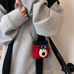 Handwoven Shoulder Crossbody Bag for Women, Woven Straw Tote