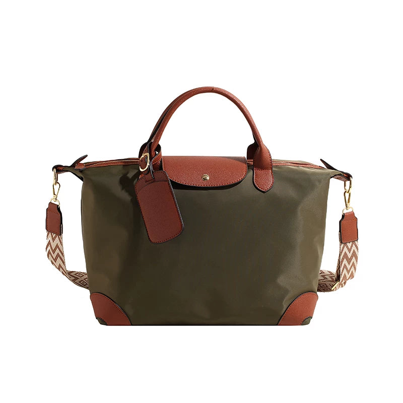 Nylon Dumpling Tote Bag for Women, Lightweight Large Capacity Shopping Handbag