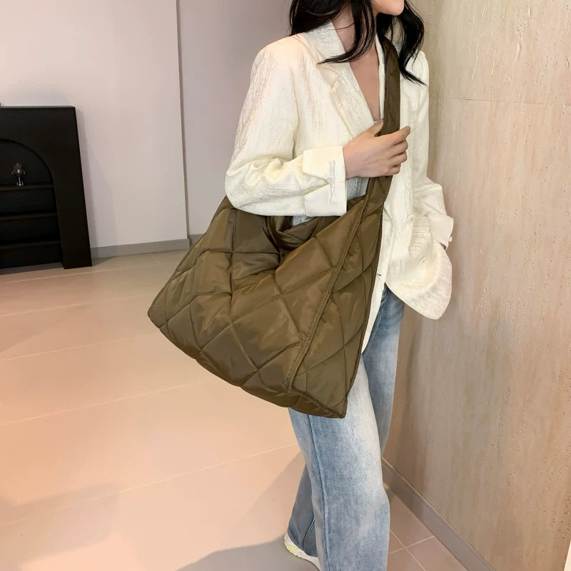 Large Capacity Crossbody Tote Bag for Women, Commuter School Bag