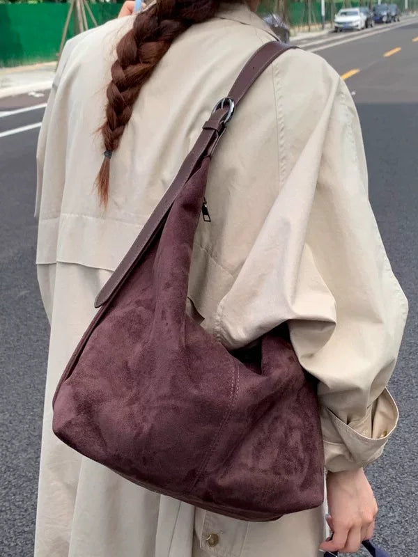 Large Capacity Crossbody Shoulder Bag for Women, Work and Commuter Handbag