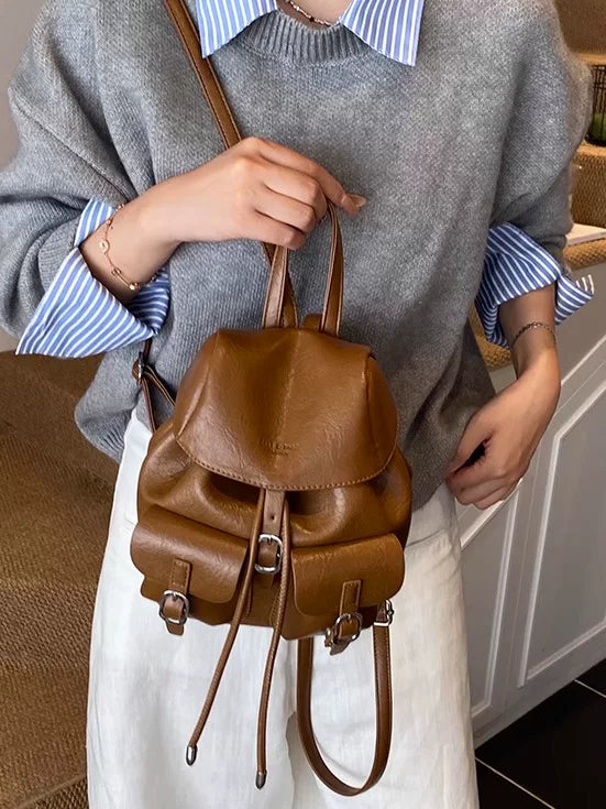 Black Large-Capacity Backpack for Women, Commuter and Travel Bag