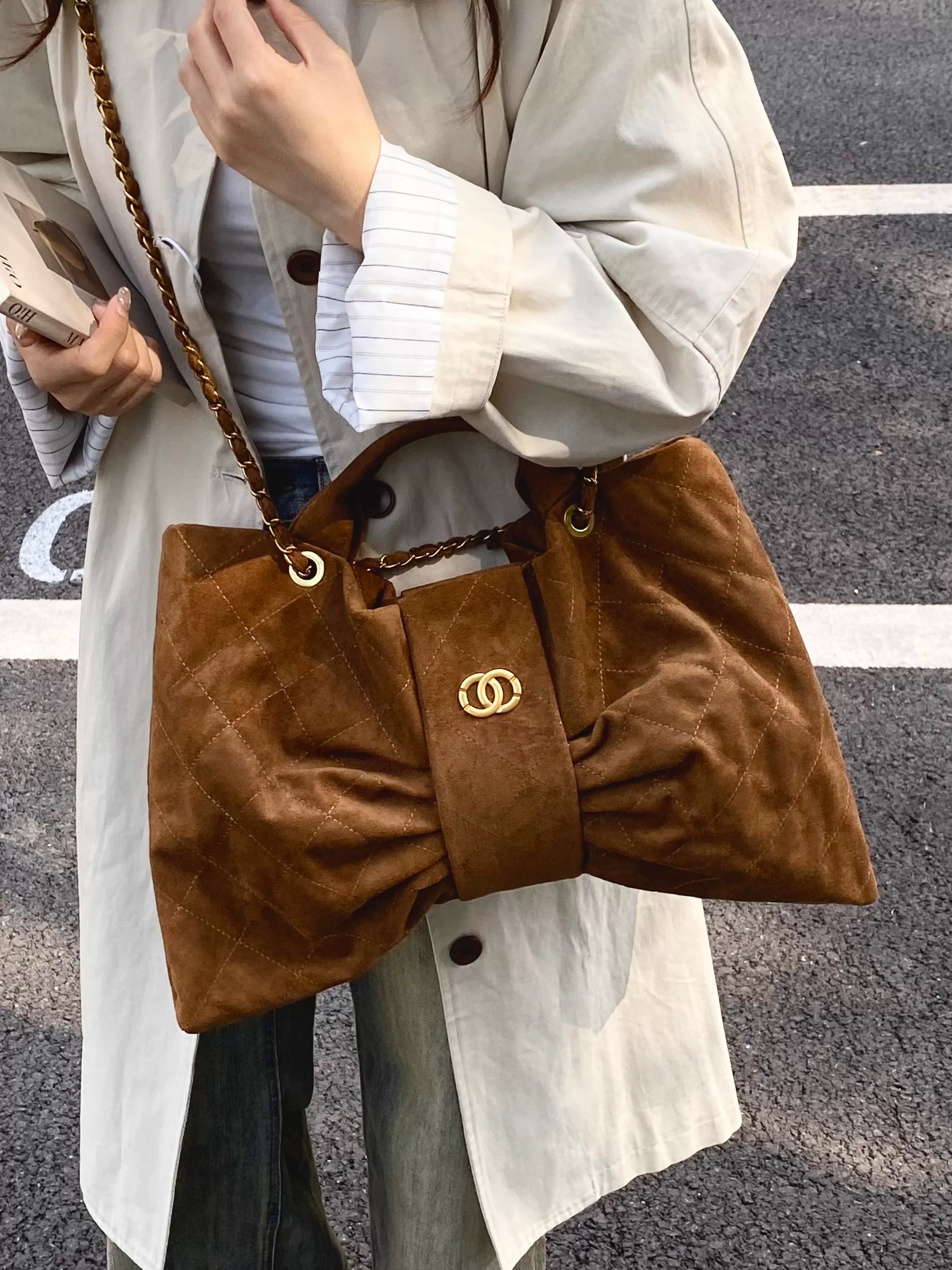 Large Capacity Tote Bag for Women, Shoulder and Crossbody Handbag