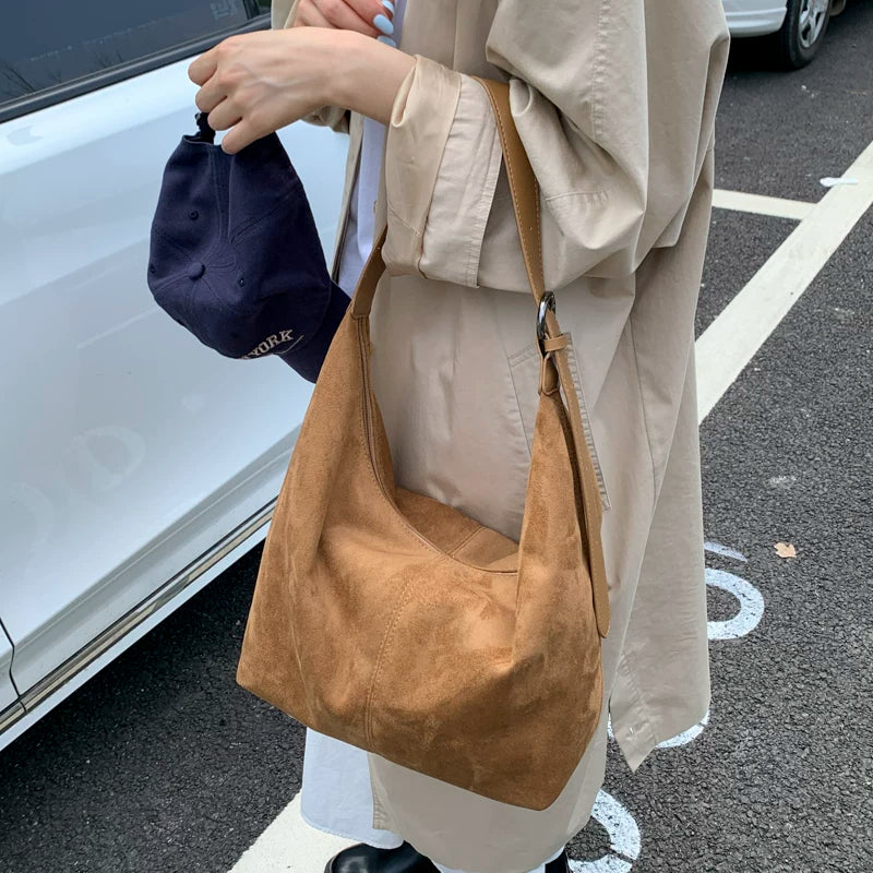 Large Capacity Crossbody Shoulder Bag for Women, Work and Commuter Handbag