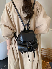 Black Large-Capacity Backpack for Women, Commuter and Travel Bag